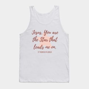 Jesus, my Star (pink/red) Tank Top